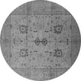 thumbnail image 1 of Ahgly Company Indoor Round Oriental Gray Industrial Area Rugs, 8' Round, 1 of 4