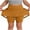 Gold, variant on Ruyang Kids Yoga Sport Skirts Solid Stretchy Soft Tiered Mini Skirts Summer Outdoor Tennis Athletic Biker Short Dresses