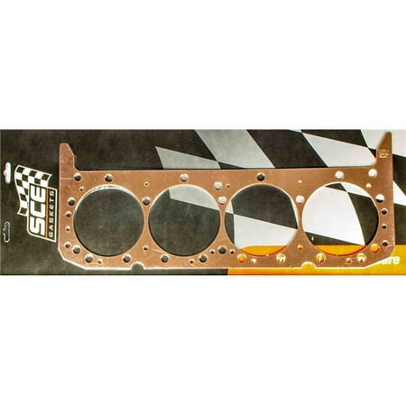 406 Small Block - SCE Gaskets P110643 4.06 x 0.04 in. Copper Head Gasket for Small Block Chevy