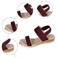 thumbnail image 4 of Rotm Dress Shoes for Women Sandals for Women Flip Flops with Massage Footbed Casual Dressy Walking Sandals Red,8, 4 of 6