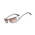 thumbnail image 1 of Gafas de sol rectangulares para mujer con diseño futurista, protección solar para ir de compras Marrón, 1 of 9