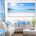 thumbnail image 1 of Calm Plage d'Azur Océan Indien - Impression sur Toile, 1 of 3