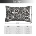 thumbnail image 2 of Goofa Bicycles Parts Print Plush Throw Pillow Case, Soft Velvet with Hidden Zipper, Decorative Cushion Cover for Sofa, Bed, Car, and Home Décor-16"x24", 2 of 6