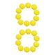 thumbnail image 2 of Cateissary 10 Uds. De bolas de agua, juguetes de juego reutilizables, juguete absorbente para padres e hijos, amarillo Amarillo 2piezas, 2 of 6