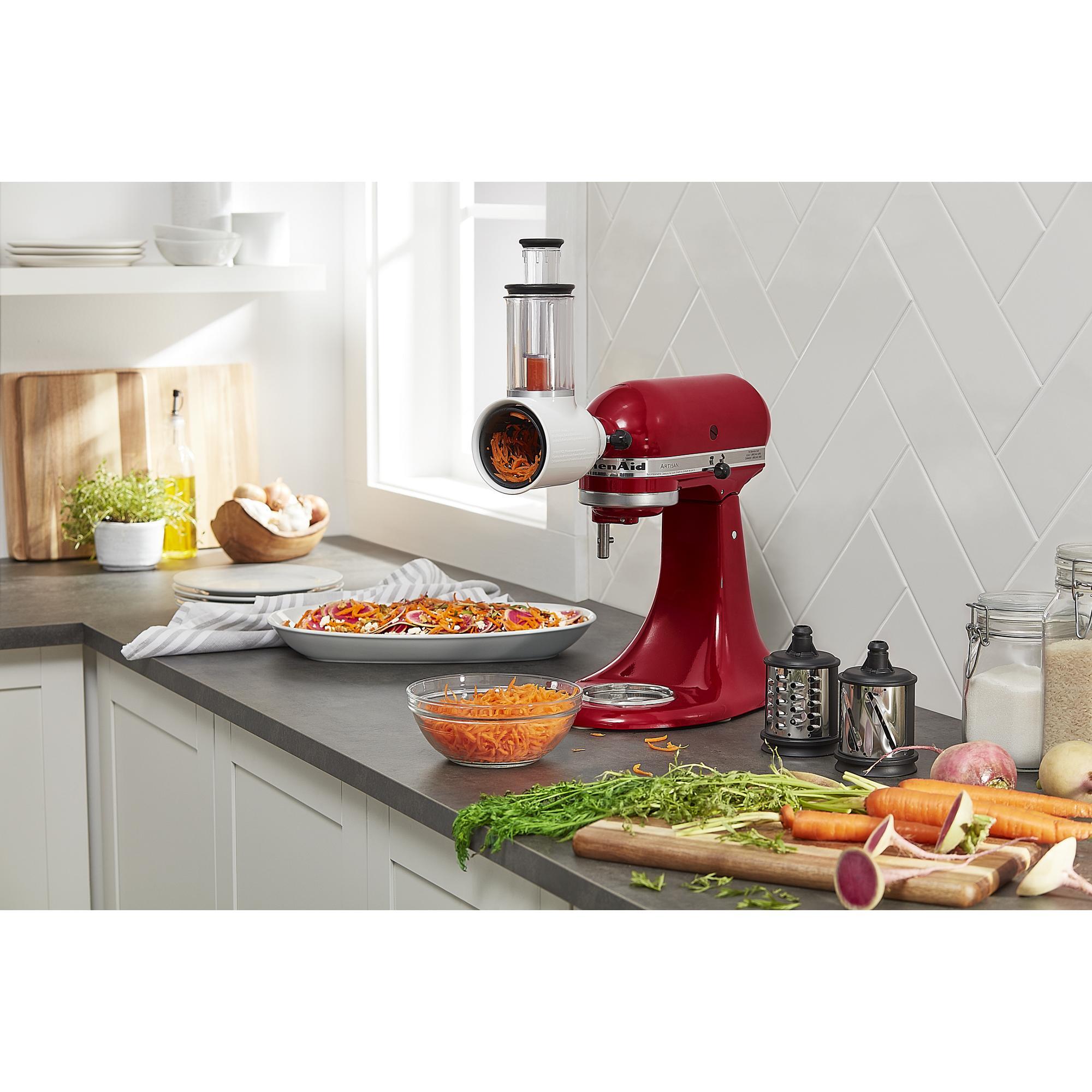 kitchenaid fresh prep stand mixer attachment with extra blade