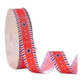 thumbnail image 2 of 4th of July Wired Edge Ribbons Patriotic Buffalo Check Plaid Ribbon 1.5 Inch Farmhouse Craft Ribbon for Independence Day DIY Gift Wrapping Bow Decor, 5.4 Yards, Style D, 2 of 9