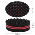 thumbnail image 2 of 2-Pack Hair Sponge Brush for Twists & Dreads – Magic Curl Sponge for 360 Waves, Afro Curls & Coils – Twist Tool for Black Men, Women & Short Natural Hair – Barber Grade Styling Sponge Set, 2 of 7
