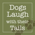thumbnail image 2 of Wild Apple Studio 12x12 Gold Ornate Wood Framed with Double Matting Museum Art Print Titled - Dogs Laugh with Their Tails, 2 of 4
