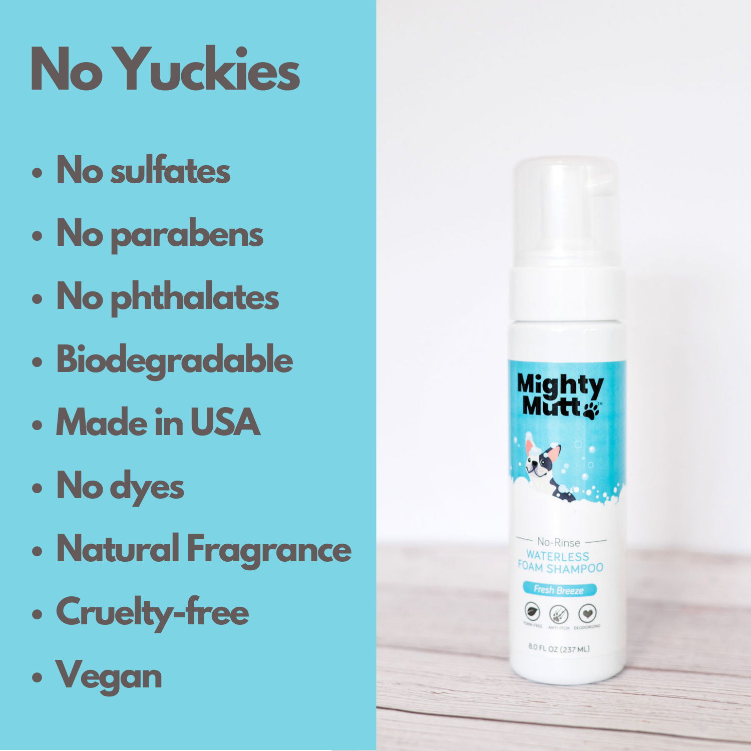 Mighty Mutt Waterless Foam Dry Shampoo for Dogs photo 5