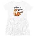 thumbnail image 3 of Inktastic Hugs and Hisses Cute Snake for Valentines Day Girls Toddler Dress, 3 of 5