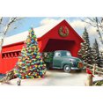 thumbnail image 2 of Cuadros Decorativos Pintura de diamante 5Dcoche de Navidaddecoración de imagen artística redonda completa (WT996) Ehuebsd embutido en tela, 2 of 9