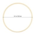 thumbnail image 6 of OUNONA Embroidery Hoop Set for Crafts and Decorations Beige Plastic Round Frame 13.1cm, 6 of 6