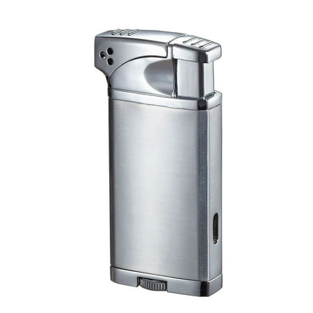 - Visol Coppia All-in-One Cigar, Cigarette, and Pipe Lighter - Chrome - Ships Degassed