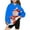 Blue, variant on Iyufng Hoodies for Teen Girls,Long Sleeve Graphic Hooded Sweatshirt,Christmas Girls Hoodies Round Neck Children's Shirt Pattern T-shirt Printed,Teen Girls Pullover Pocket Sweatshirt Tops