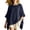 L0404 Blue, variant on Womens Oversized T-Shirts Casual Summer Crew Neck Short Sleeve Tops Loose Fit Hi Low Drop Shoulder Basic Tees