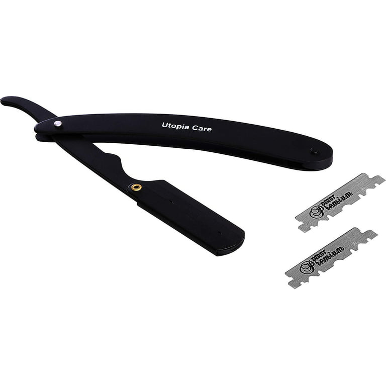 Professional Barber Straight Edge Razor Safety with 100 Derby Blades