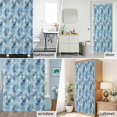 thumbnail image 6 of Ombre Blue White Marble Fabric Shower Curtain Lattice Modern Art Washable Shower Curtains for Bathroom, Waterproof Bath Curtain with Hooks Home Decor 72x72in, 6 of 8