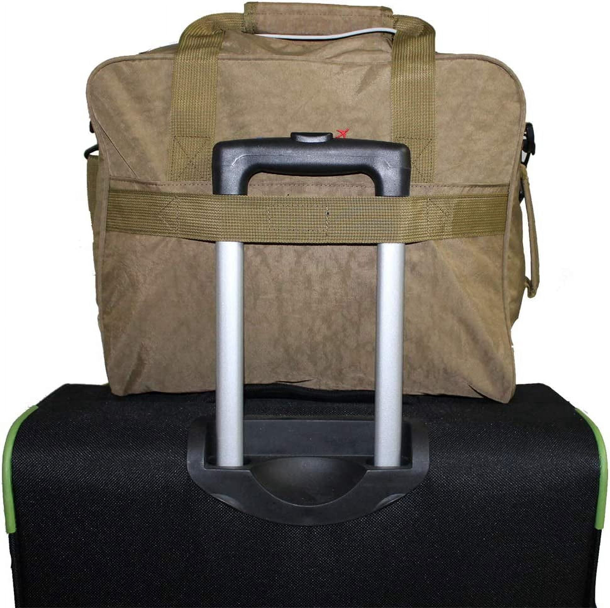 Allegiant Air Personal Item Under Seat Duffel Bag - 16" x 14" x 7" - Travel with Confidence (Beige)