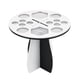 thumbnail image 1 of Cepillo de maquillaje Secado Rack Acrílico Pintura Cepillo Secado Rack de 14 orificios Stick y Pincel Seco Estante Cosméticos Cepillos Cosméticos Soporte Arte Decking Rack Blanco y negro Noticed CE001643-03, 1 of 7