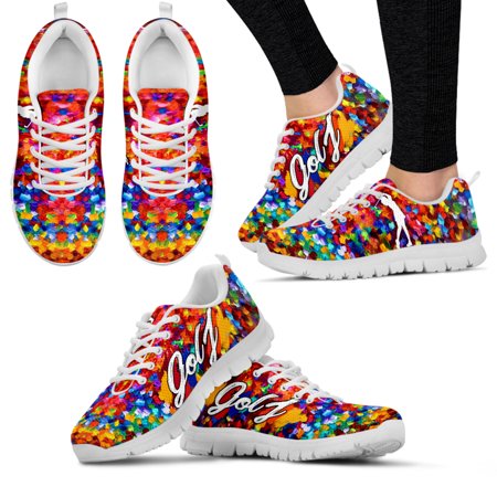 

Swimming/golf/pickleball Design Fashion Sneakers Colorful Art Painting Print Sport Shoes Sports/Hobby/love Flats