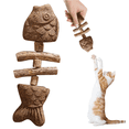 thumbnail image 4 of 2026 New Cat Chew Toy, Fishbone Shape Cat Dental Chews Care Tools with Catnip Silvervine, Durable Cat Dental Toy, 4 of 7