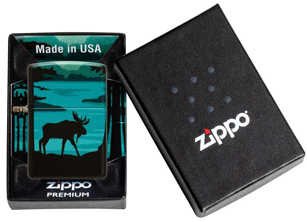 Zippo Moose Landscape 540 Color Design Pocket Lighter