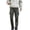 Army Green, variant on Pejock Men's Cargo Pants Elastic Waist with Zipper Pockets, Casual Solid Color Full Length Trousers for Outdoor Daily Wear, Comfort Polyester Stretch Fabric