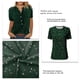 thumbnail image 3 of Camisa de mujer Top Tee Cuello redondo Casual Manga corta Blusa de poliéster para primavera verano Tipo 5 S, 3 of 4