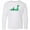 AA-White, variant on Inktastic Nessie Shark Long Sleeve Youth T-Shirt