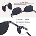 thumbnail image 3 of 2 Pairs Reading Sunglasses with UV400 Protection Lens for Women,Trendy Driving Sun Glasses Shades (Pink+Tortoise, +1.00 Magnification), 3 of 6