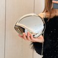 thumbnail image 3 of Bolso de mano de lujo de acrílico y metal para mujer, nuevo bolso de noche, bolso cruzado, bolso tipo concha, 3 of 4