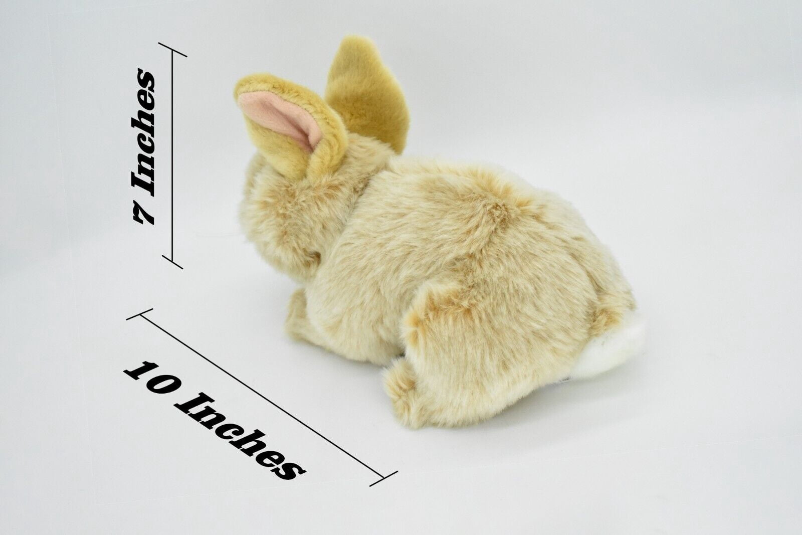 Rabbit, Realistic, Lifelike, Stuffed, Soft, Toy, Educational, Animal, Kids, Gift, Very Nice Plush Animal 11" F4515 BB10