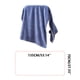 thumbnail image 2 of Toalla de baño de terciopelo con estampado de tiras, grande, absorbente, de secado rápido, para adultos, suave y afelpada, ideal para el hogar, spa y playa. Aestivo | Azul | AESTIVO, 2 of 6