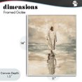 thumbnail image 4 of Stupell Industries Coastal Jesus Calms The Sea White Framed Giclee Art, 11 x 14, by Elizabeth Medley, 4 of 8