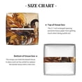 thumbnail image 5 of Kdxio Yak Print Tissue Box Cover,Square Decorative PU Leather Facial Paper Case Organizer Holder Dispenser for Bathroom,Night Stands,Desk,Car 5.2''X5.2''X5.2'', 5 of 8
