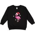 thumbnail image 2 of Inktastic Christmas Holiday Cute Flamingo Toddler Sweatshirt, 2 of 4