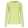 thumbnail image 5 of Long Sleeve Uv Protection Shirts Women UPF 50+ Sun Protection Shirts Workout Hiking Tops Workout Rash Guard for Active Wear, 5 of 6