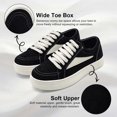 thumbnail image 3 of Women’s Men’s Classic Platform Sneakers Adult Low Top Fashion Shoes Non-Slip Casual Outdoor Walking Shoes, 3 of 7
