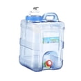 thumbnail image 4 of Water Container Water Storage Barrel Portable with Handle Water Tank with Faucet 15L, 4 of 9