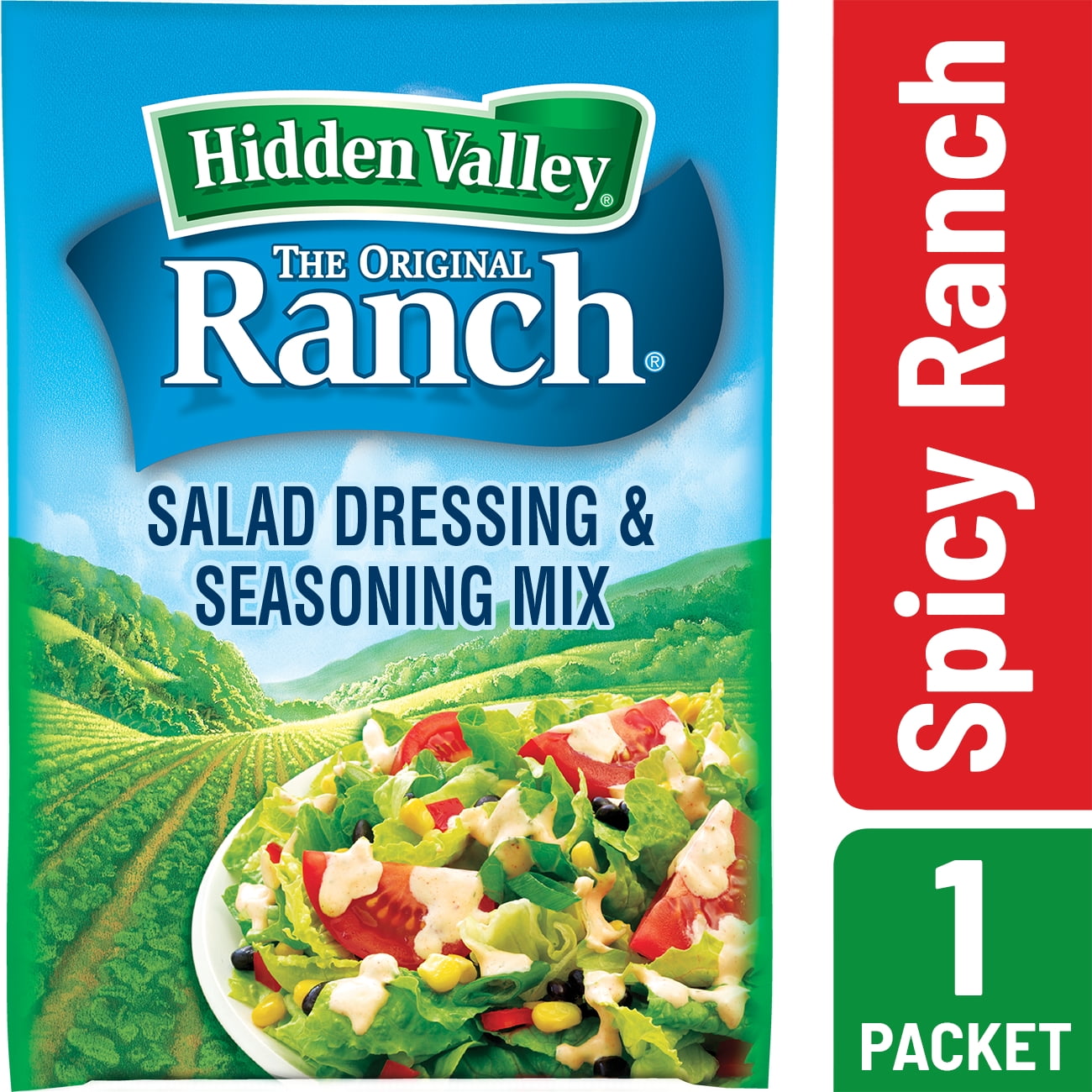 Hidden Valley Spicy Ranch Salad Dressing & Seasoning Mix, Gluten Free