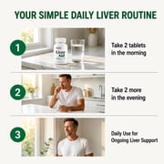 Liverite Liver Aid -Advanced Liver Support for Healthy Liver Function & Metabolism, 90 Tablets