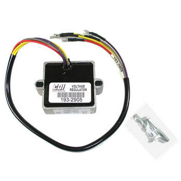 Voltage Regulator, 10amp Johnson/Evinrude 150-235hp Pro #: 193-2905 X-Ref #: 582616, 582905395204, 395391, 582095, 582579, 582616, 582904, 582905, 583004, 583076, 583268