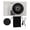 White, variant on Xirurus Digital Camera 2.5K 24MP 16x Digital Zoom WiFi Mirrorless Camera with 2.88 Inch Screen MP3 Games Compact Vlogging Camera for Travel Students Teens White