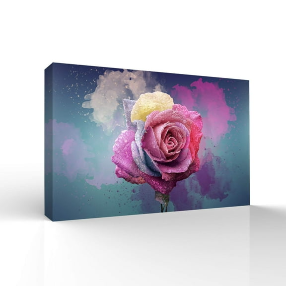 wall26 Canvas Wall Art Beautiful Flowers Pictures Home Wall Decorations for Bedroom Living Room Paintings Canvas Prints Framed - 24x36 inches