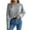 A-Gray, variant on Pullover Sweater for Women, Women's Long Sleeve Crew Neck Solid Sweater Ribbed Knit Pullover Jumper Tops Womens Crewneck Sweaters Knit Chunky Warm Sweater Tops, S&Gray