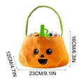 thumbnail image 2 of Sruoe Halloween Bag Halloween Gift Candy Bag Children's Candy Seeking Small Gift Pumpkin Bag Decorative Bucket H Basket, 2 of 7