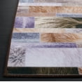 thumbnail image 4 of SAFAVIEH Faux Hide Crofton Modern Area Rug, Beige/Purple, 3' x 5', 4 of 12