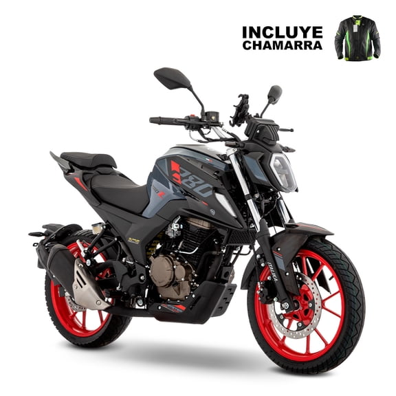 Motocicleta Italika 280Z GRIS con GPS