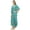 Turquoise, variant on Bimba Women's Caftan Cover Up Dress Blue Nightdress Kaftan Casual Caftan-4