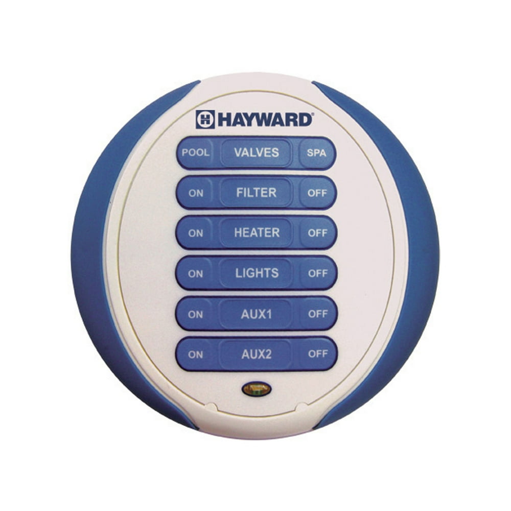 Hayward AQL2SSRF Compact 6 Function Wireless Hot Tub Spa Side Remote